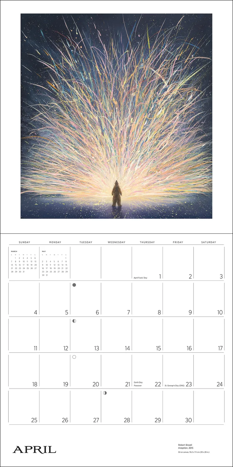 Pomegranate Spirit Robert Bissell vægkalender 2027 bjørne