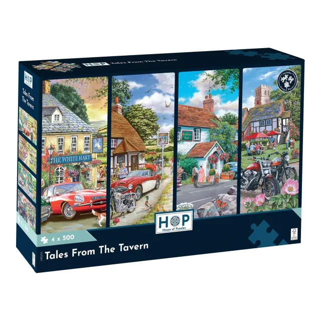 House of Puzzles Tales From The Tavern puslespil 4x500 pub