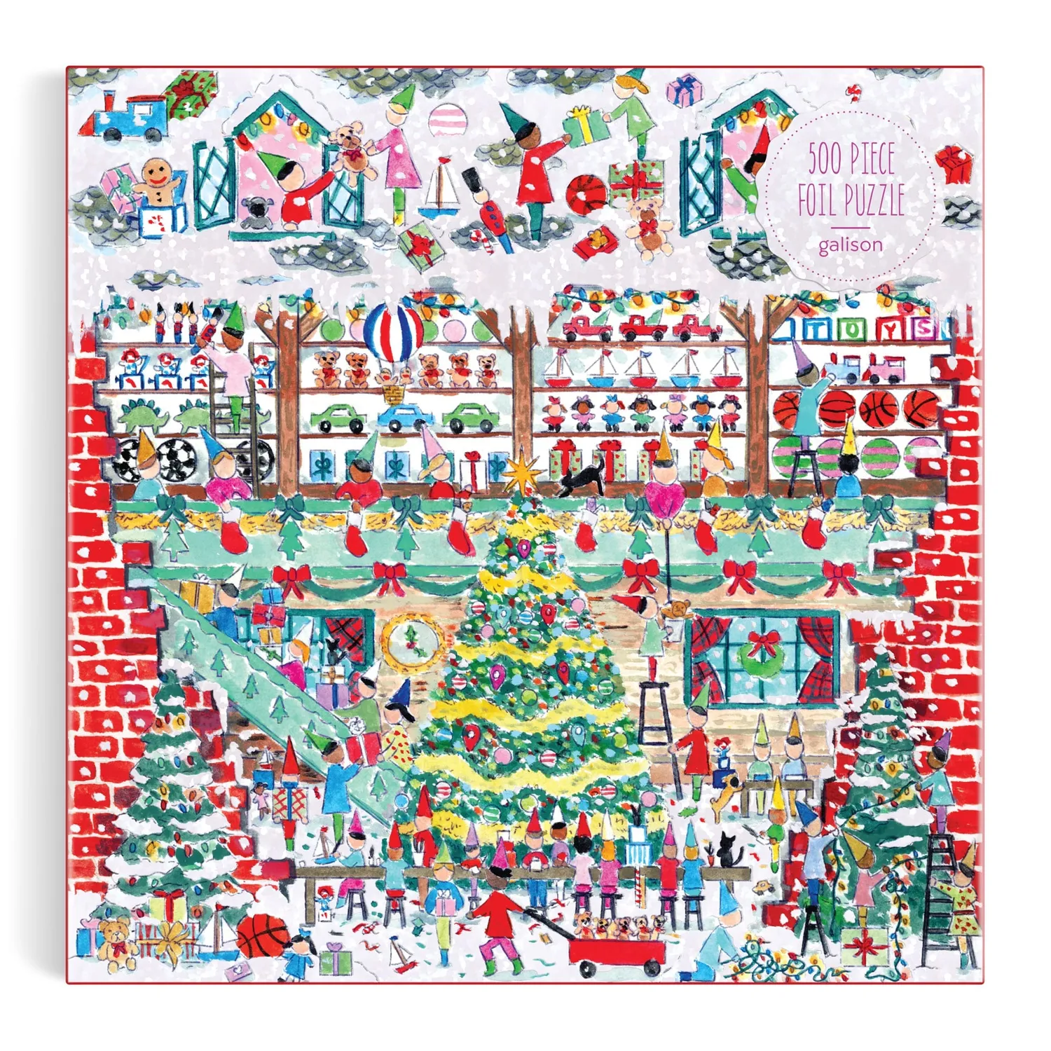 Good Puzzle Co. Storrings Toy Workshop puslespil 500 brikker folie