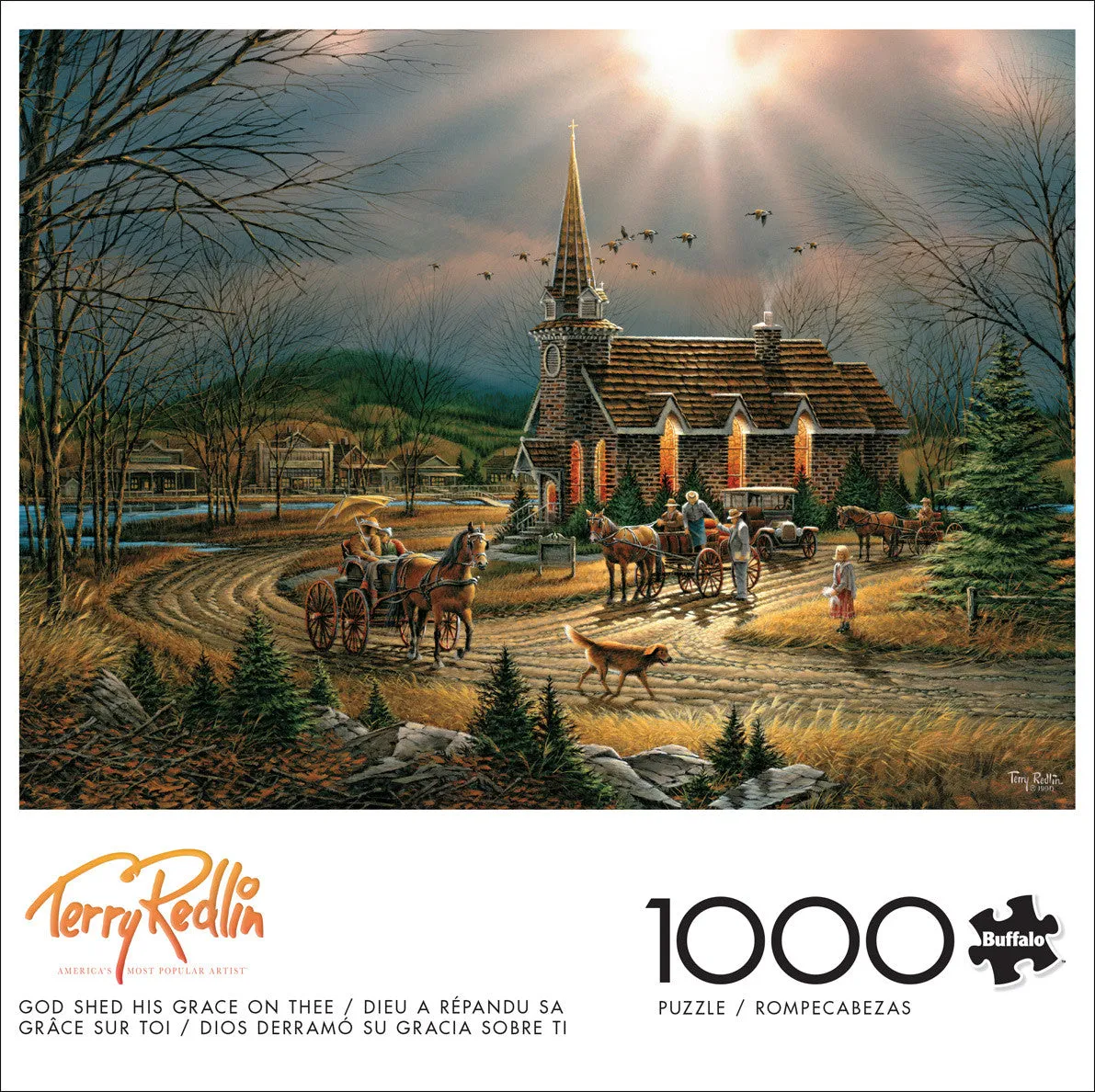 Buffalo Games Terry Redlin Grace puslespil 1000 brikker landskab
