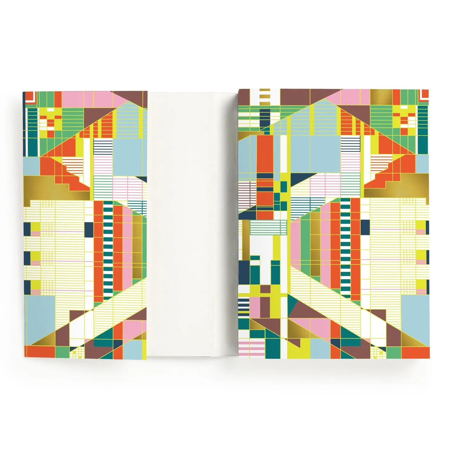 Galison Frank Lloyd Wright Hillside Curtain notesbog A5 linjeret