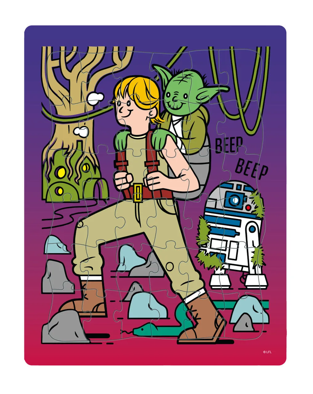 Buffalo Games Star Wars børnepuslespil 4-pak 12-48 brikker