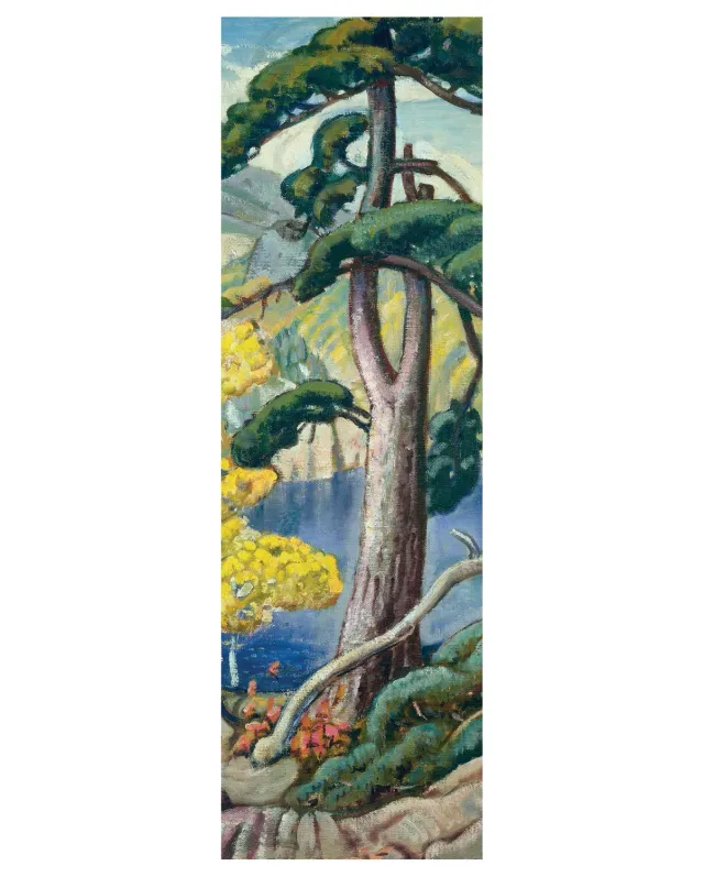 Pomegranate Bright Land bogmærke Arthur Lismer landskab