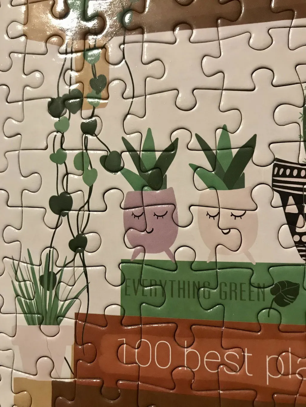 Good Puzzle Co. Plant Shelfie puslespil 1000 brikker planter