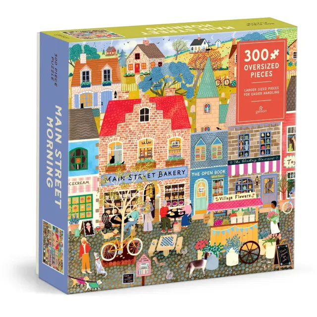 Galison Main Street Morning puslespil 300 brikker by