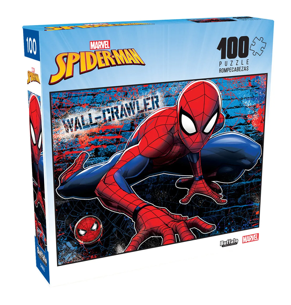 Buffalo Games Marvel Wall-Crawler puslespil 100 brikker Spider-Man