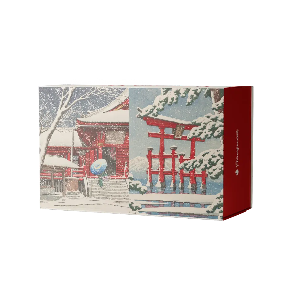 Pomegranate Kawase Hasui Snowfall puslespil 120 brikker