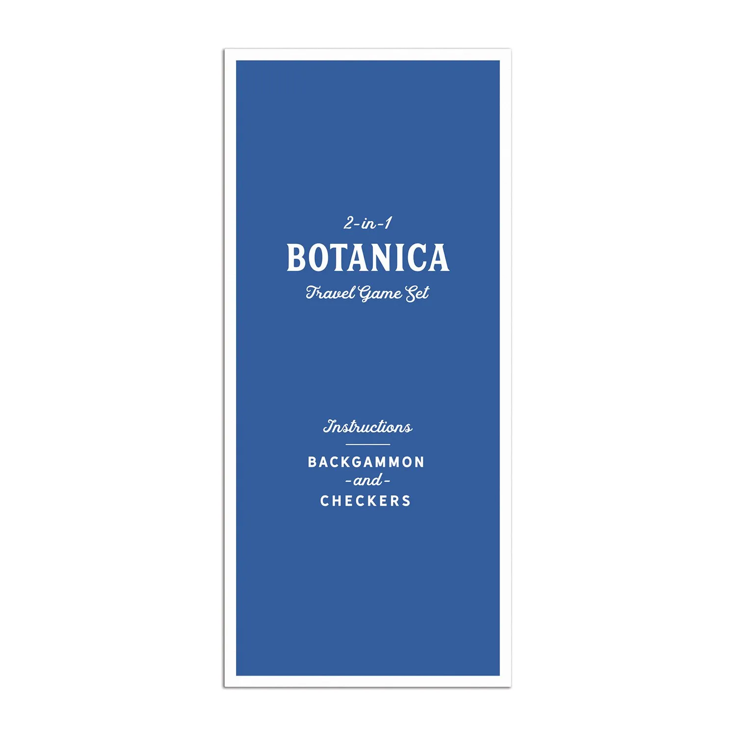 Galison Botanica rejsespil 2-i-1 backgammon dam
