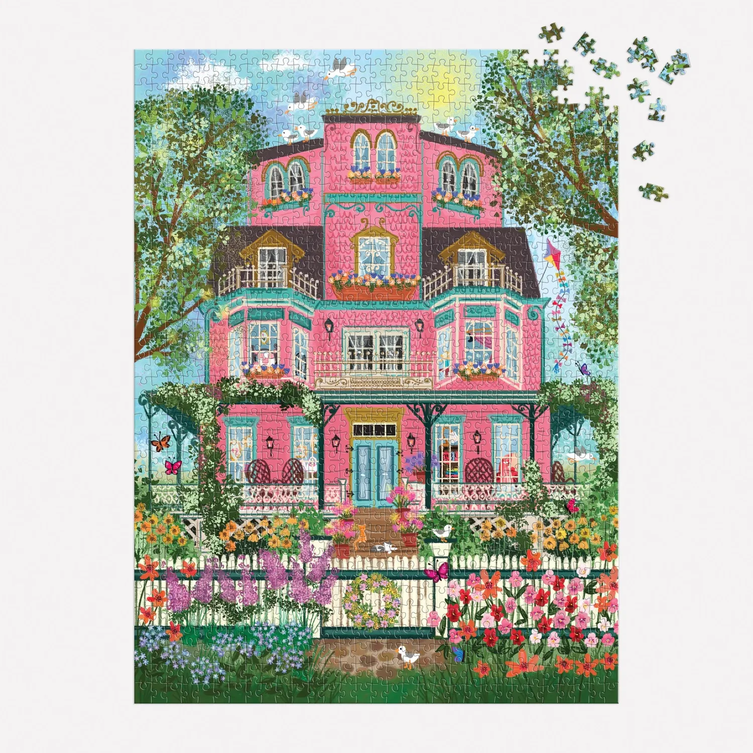 Good Puzzle Co. Capeside Victorian folie puslespil 1000 brikker