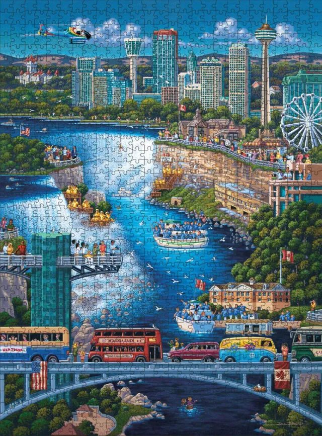 Buffalo Games Eric Dowdle Niagara Falls puslespil 1000 brikker