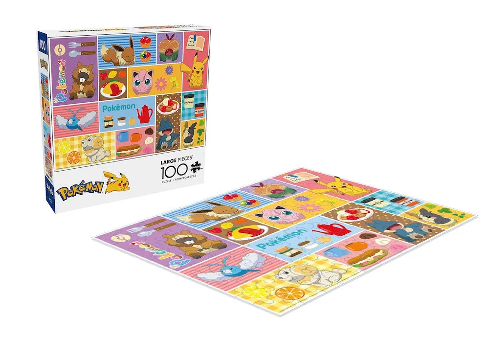 Buffalo Games Pokemon Treats puslespil 100 brikker børn