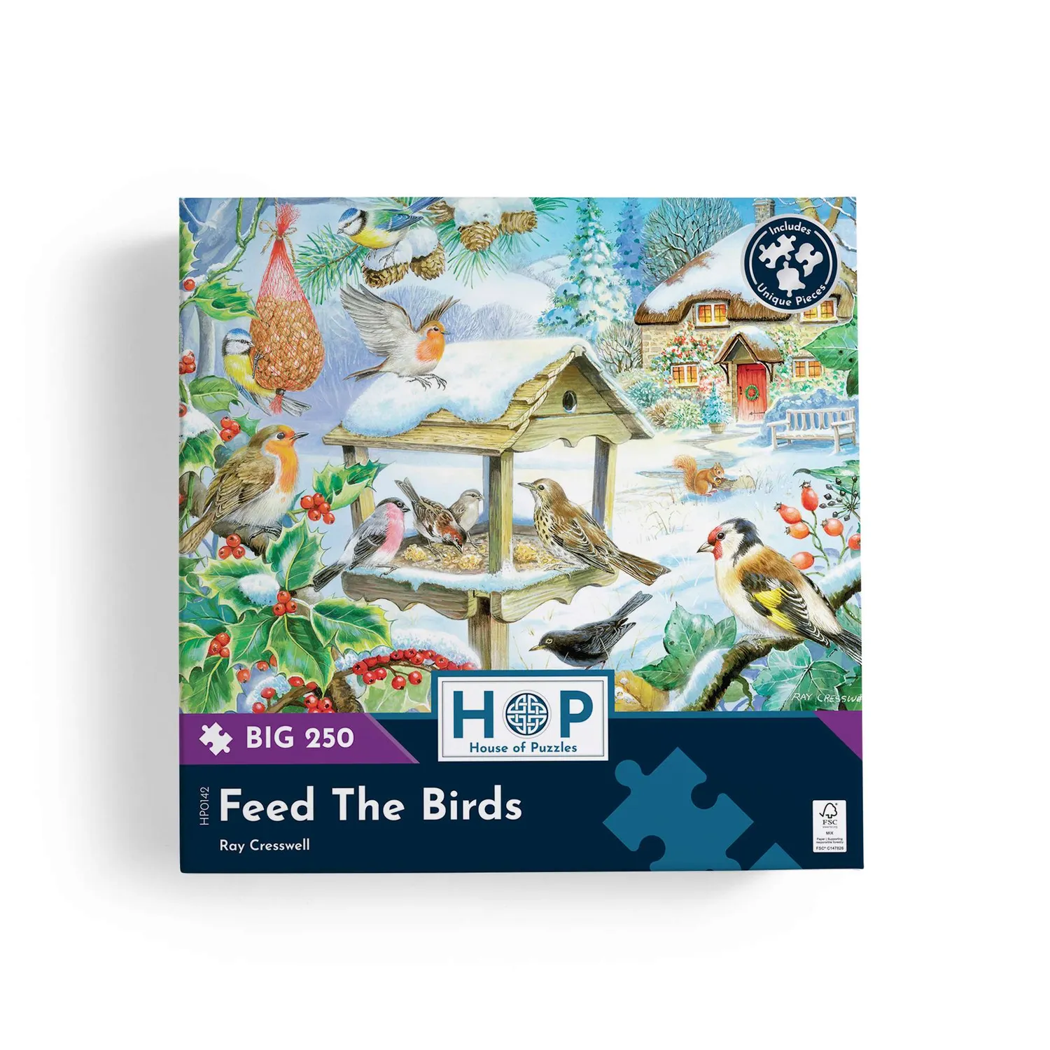 House of Puzzle BIG Feed The Birds puslespil 250 brikker XL