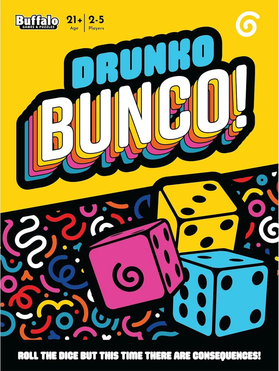 Buffalo Games Drunko Bunco terningspil 2-5 spillere voksenspil