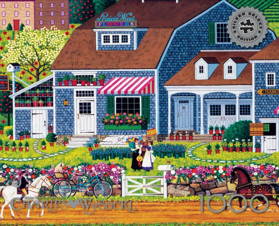 Buffalo Games Wysocki Prairie Wind Flowers 1000 puslespil