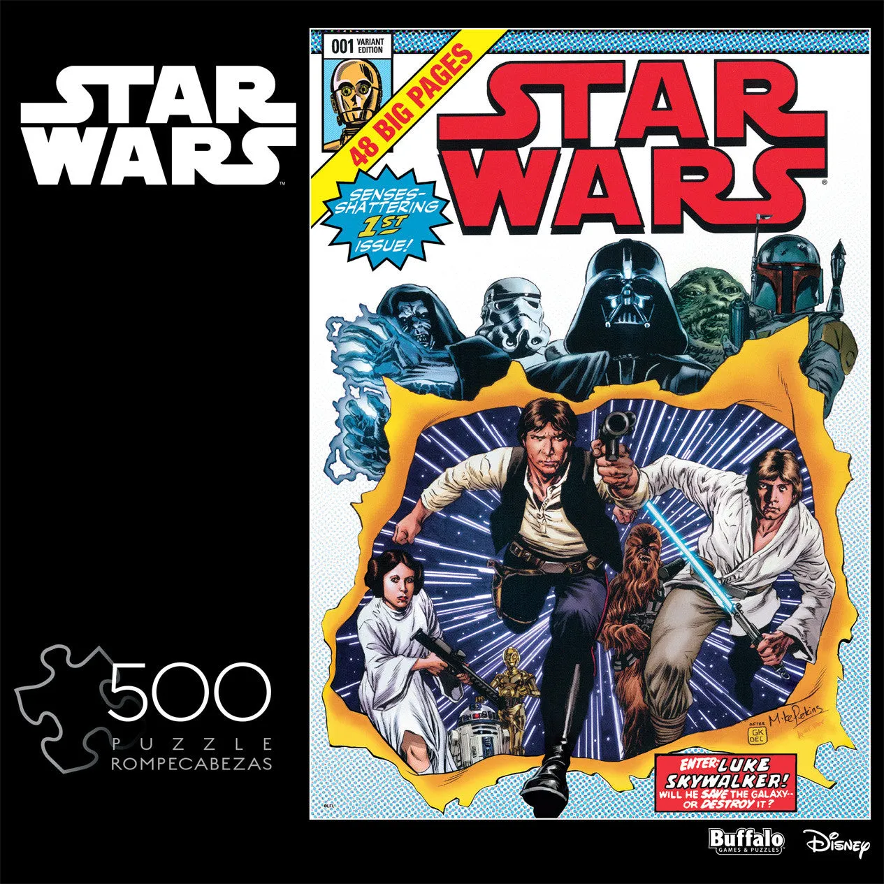 Buffalo Games Senses Shattering puslespil 500 brikker Star Wars
