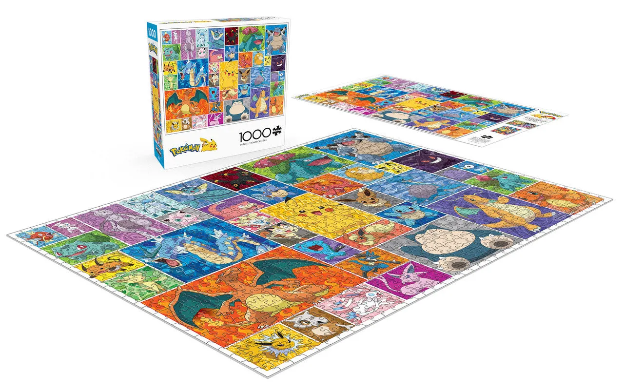 Buffalo Games Collage Pokemon Frames puslespil 1000 brikker