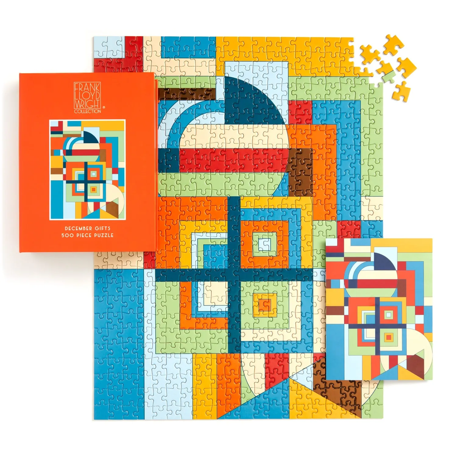 Frank Lloyd Wright December Gifts 500 bogpuslespil