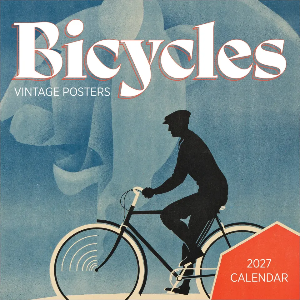 Pomegranate Bicycles Vintage Posters 2027 vægkalender