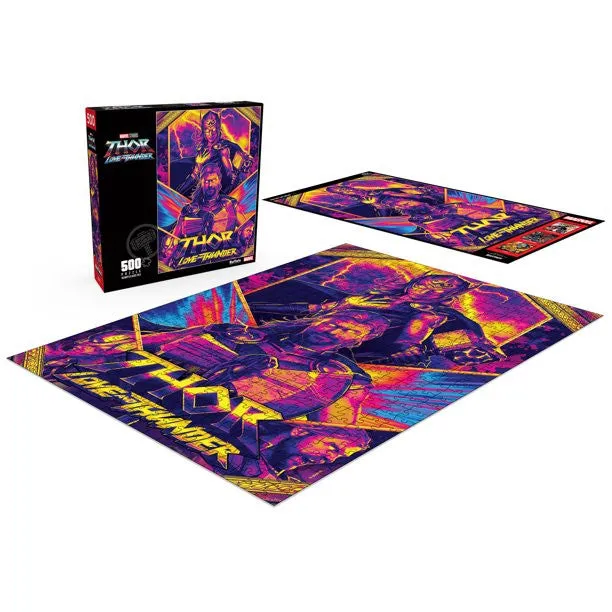 Buffalo Games Marvel Thor Love and Thunder puslespil 500 brikker