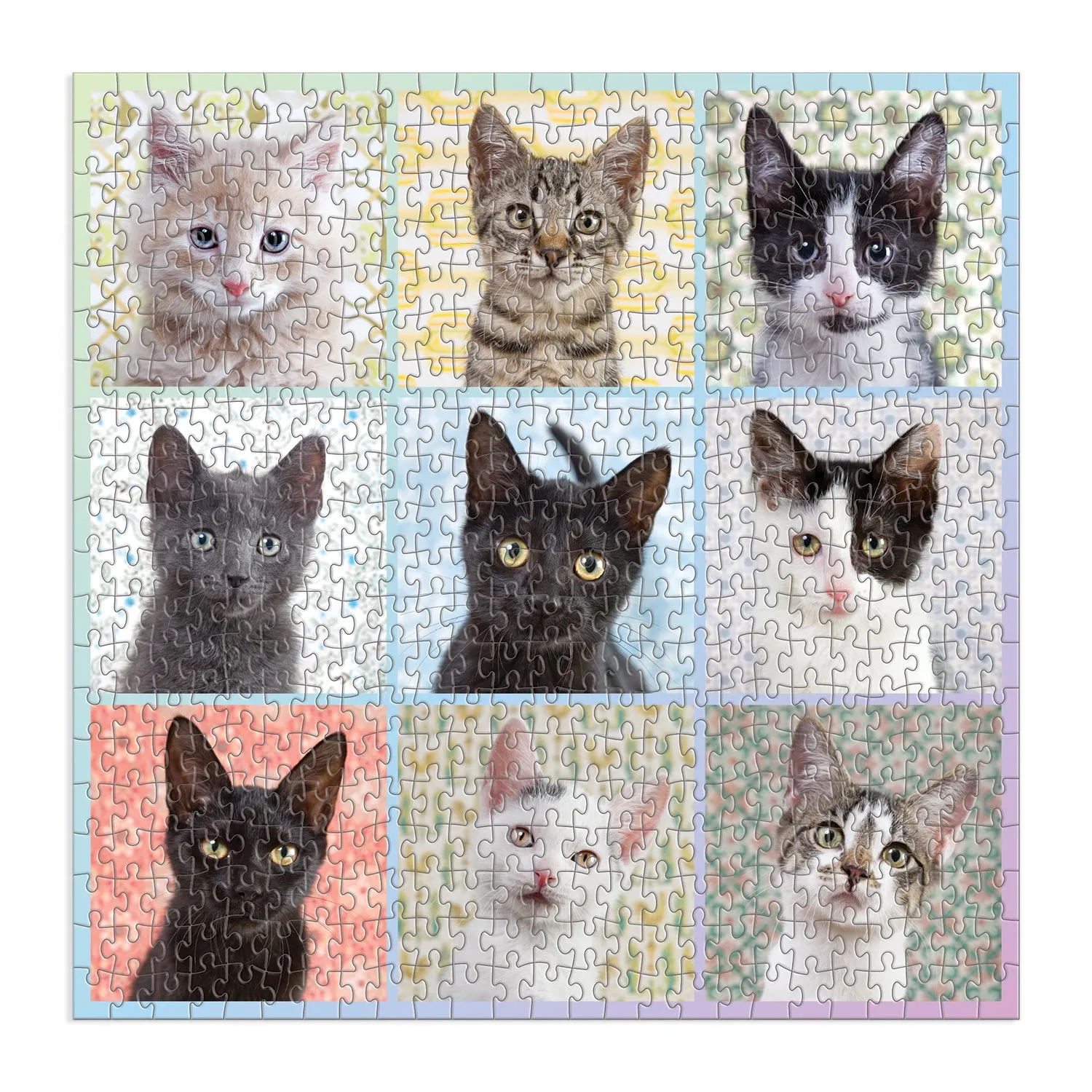 Good Puzzle Co. Cat Portraits 500 puslespil 500 brikker katte