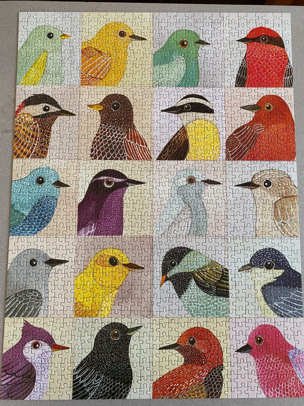 Galison Zlatkis Avian Friends puslespil 1000 brikker fugle