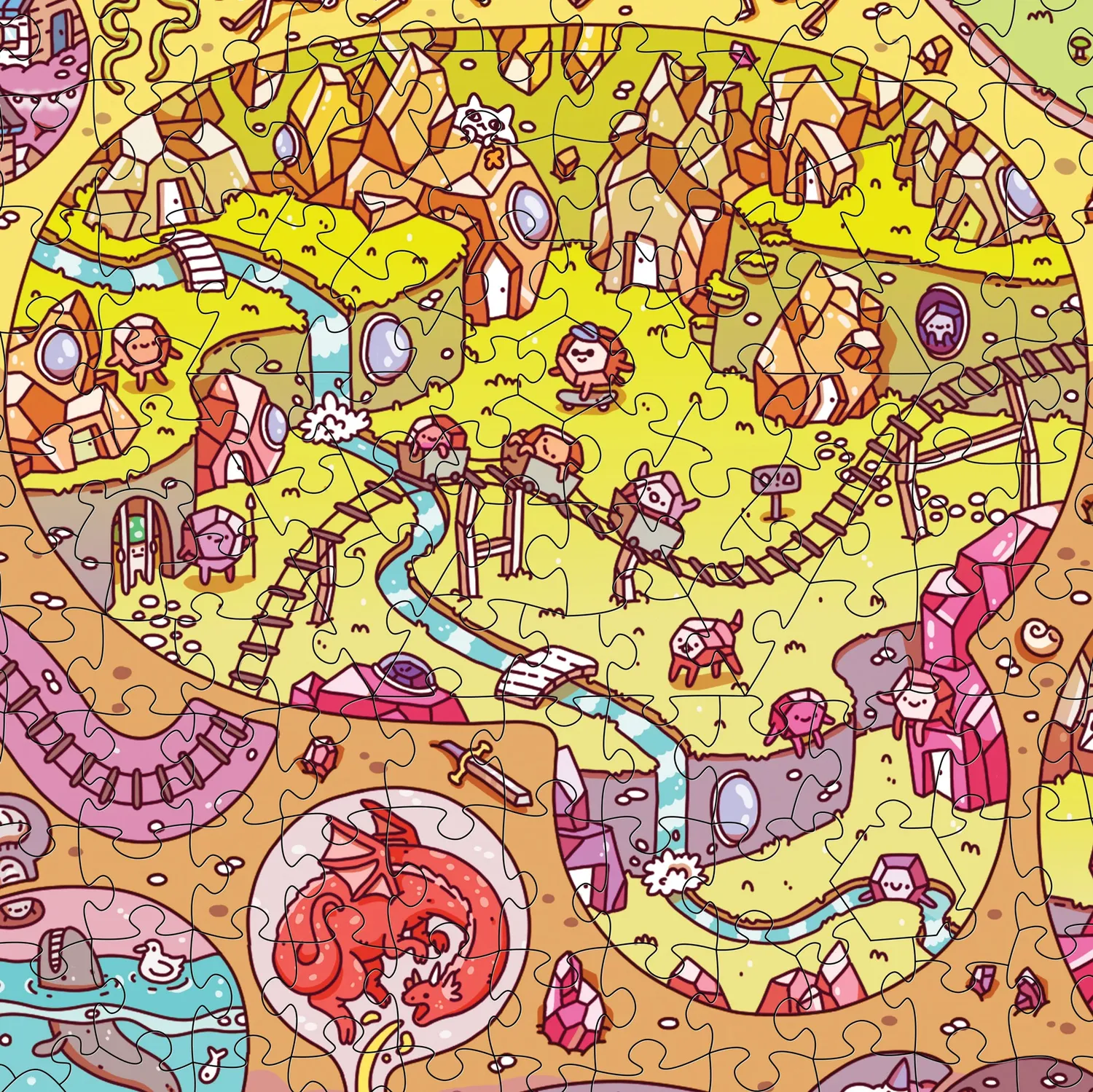 Magic Puzzle Company The Crystal Caves puslespil – magisk