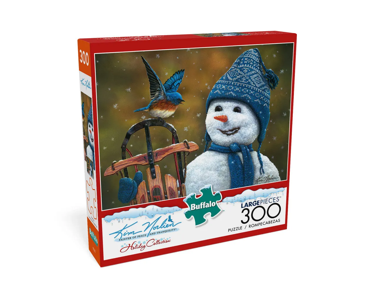 Buffalo Games Snow Brother puslespil 300 store brikker snemand