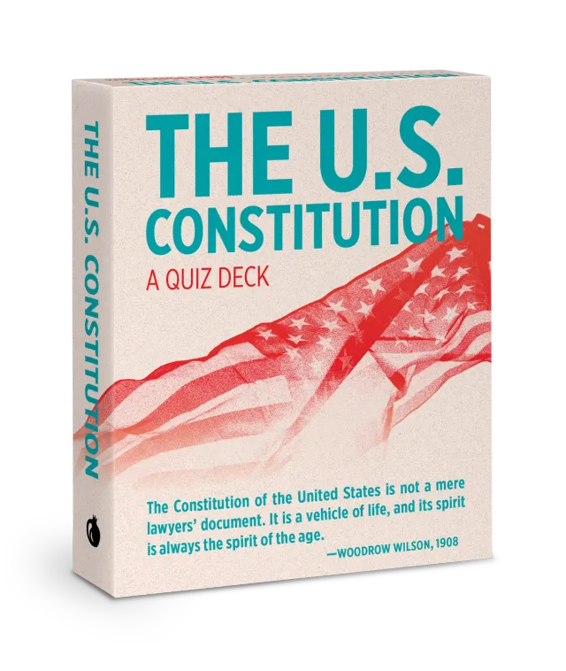 Pomegranate U.S. Constitution Quiz Deck quizkort historie