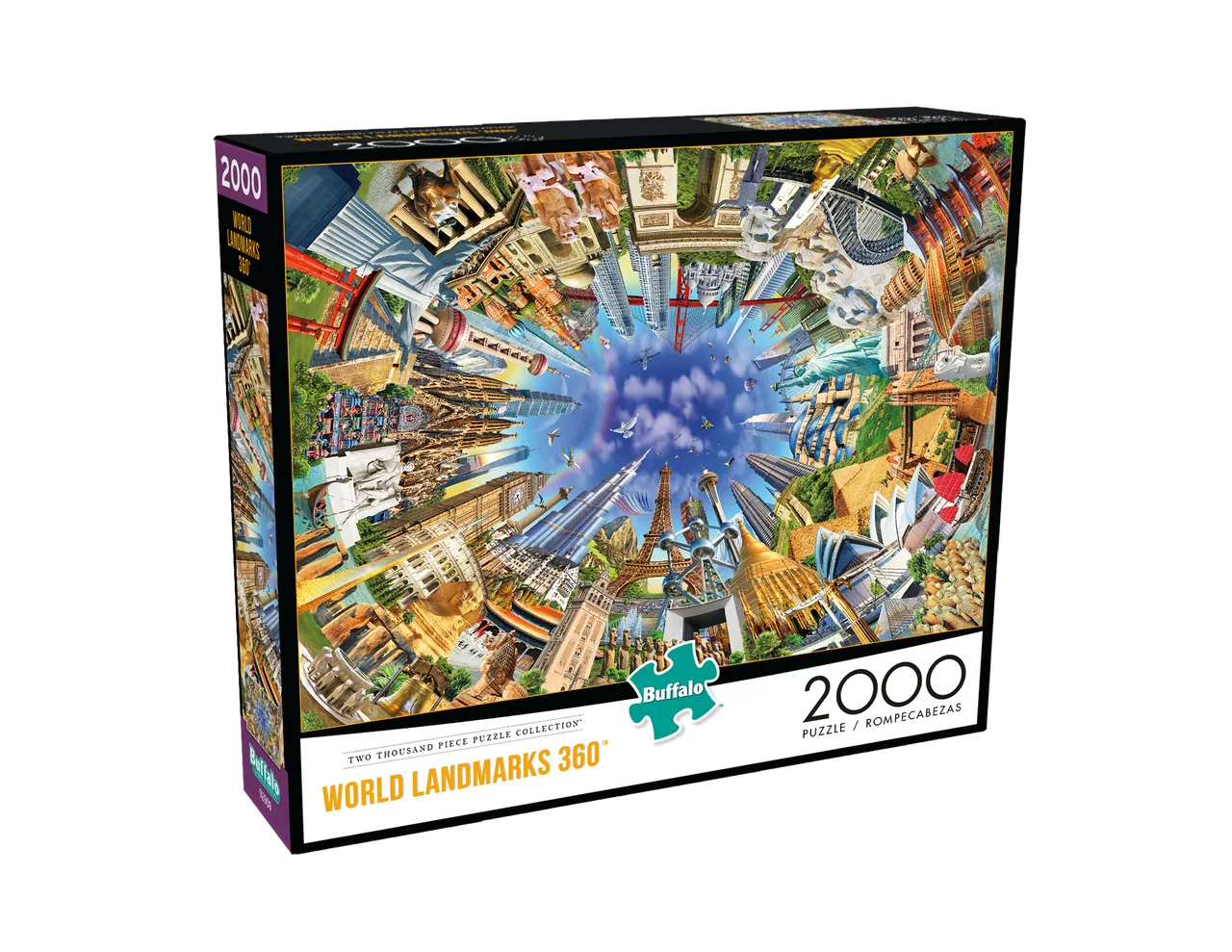 Buffalo Games World Landmarks puslespil 2000 brikker vartegn