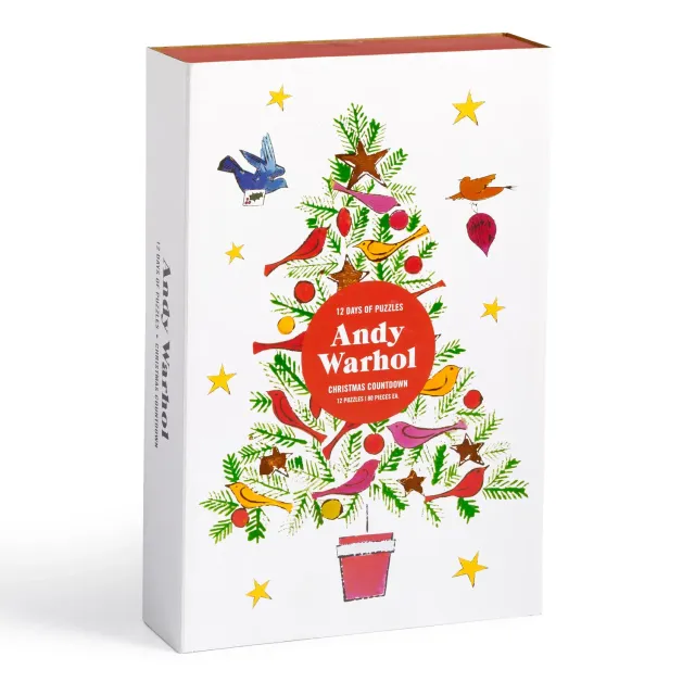 Galison Andy Warhol julekalender puslespil 12x80 brikker