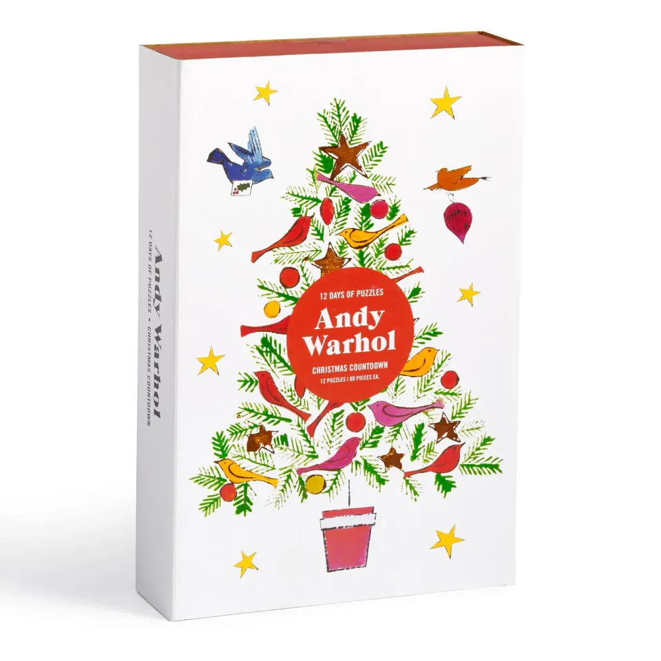 Galison Andy Warhol julekalender puslespil 12x80 brikker