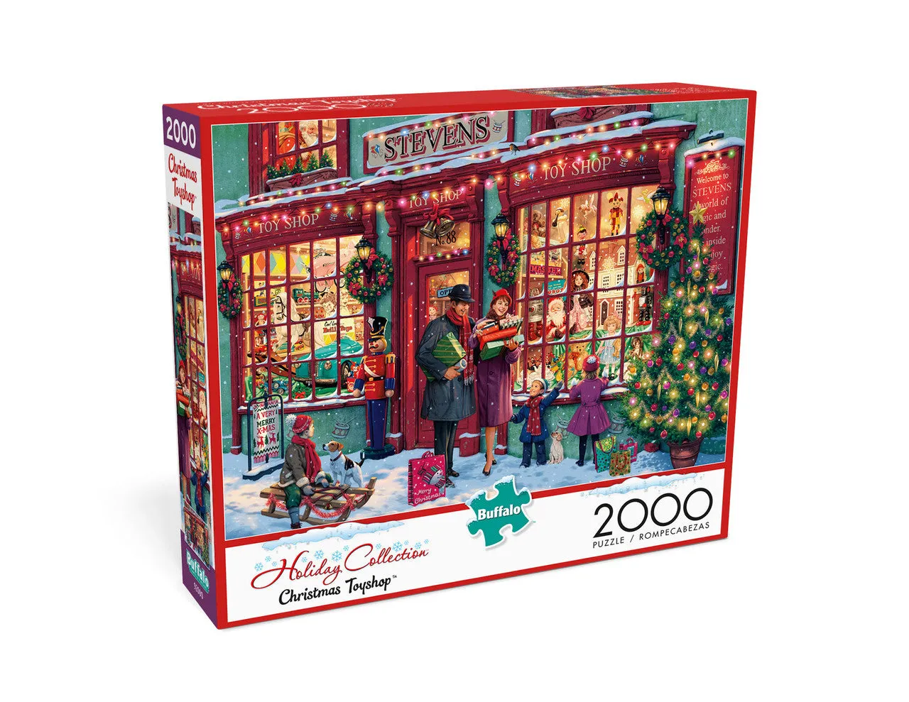 Buffalo Games Christmas Toyshop 2000 puslespil jul