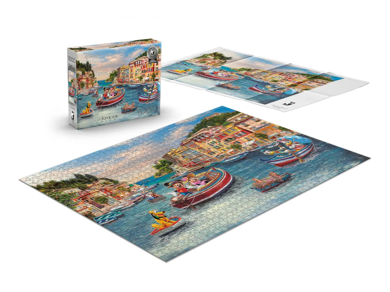 Ceaco Silver Select Mickey Minnie Italy puslespil 1000 brikker Disney