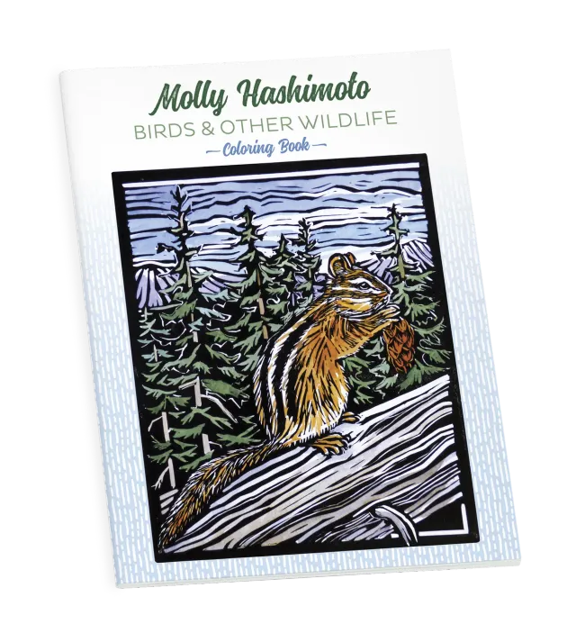 Pomegranate Molly Hashimoto Birds & Wildlife malebog dyr fugle