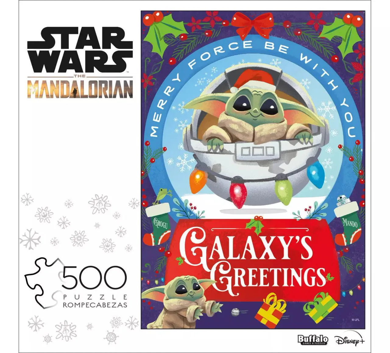 Buffalo Games Star Wars Galaxy's Greetings puslespil 500 brikker jul