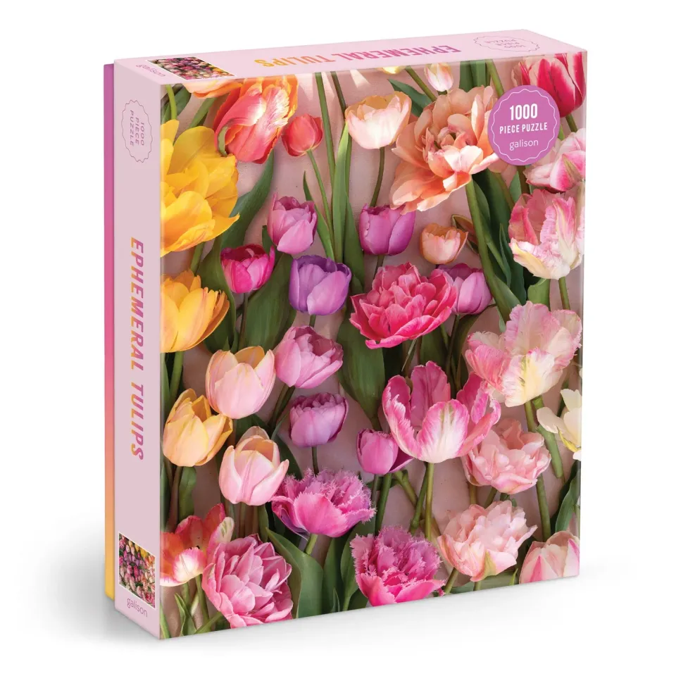 Galison Christine Chitnis Ephemeral Tulips puslespil 1000 brikker