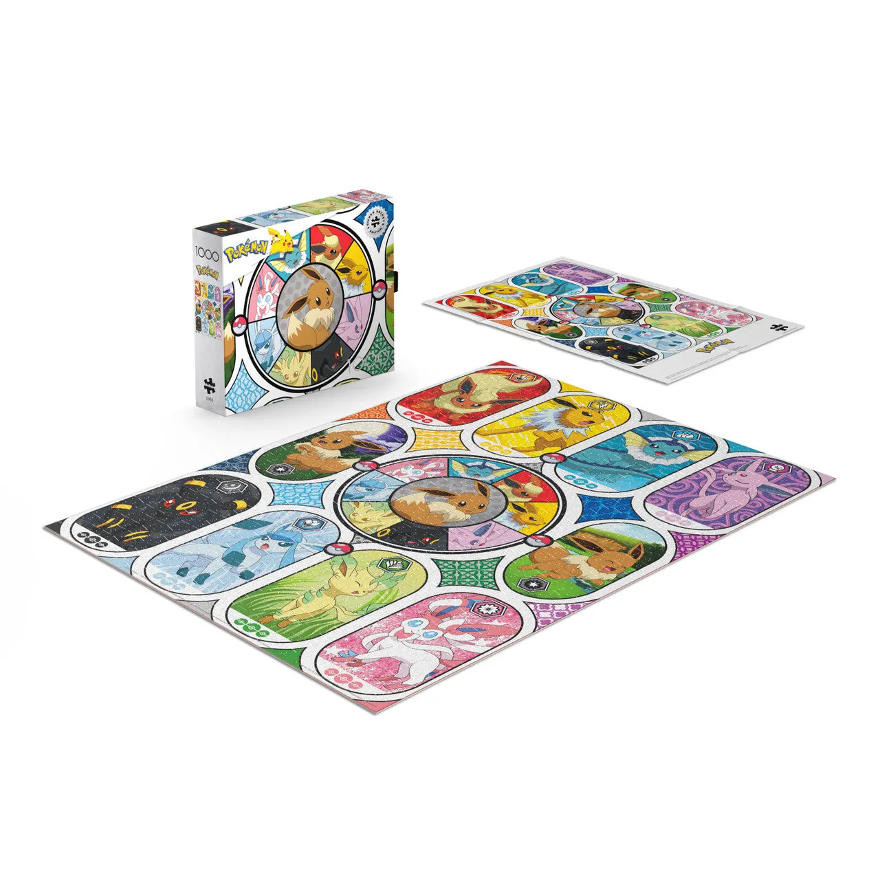 Buffalo Games Silver Select Pokémon Eevee puslespil 1000 brikker vinduer