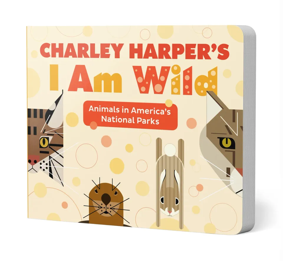 Pomegranate Charley Harper I Am Wild papbog dyr
