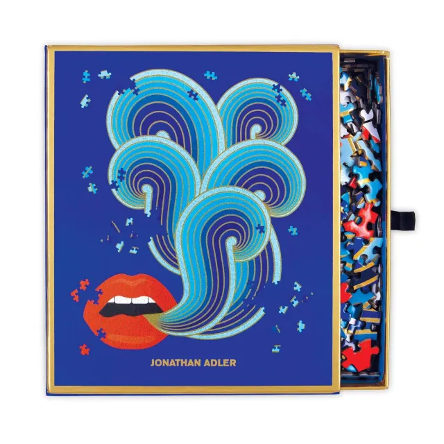 Galison Jonathan Adler Lips puslespil 750 brikker formet
