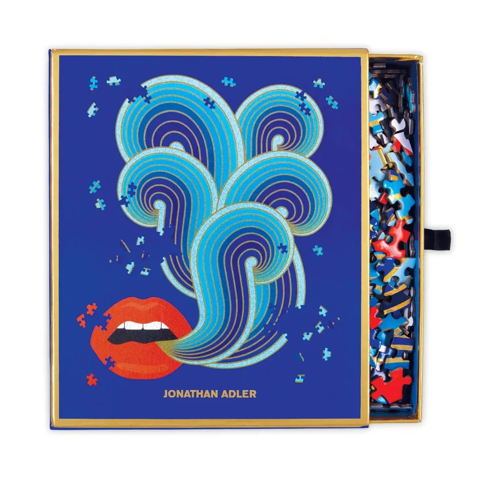 Galison Jonathan Adler Lips puslespil 750 brikker formet