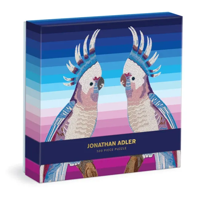 Galison Jonathan Adler Parrots puslespil 500 brikker papegøje