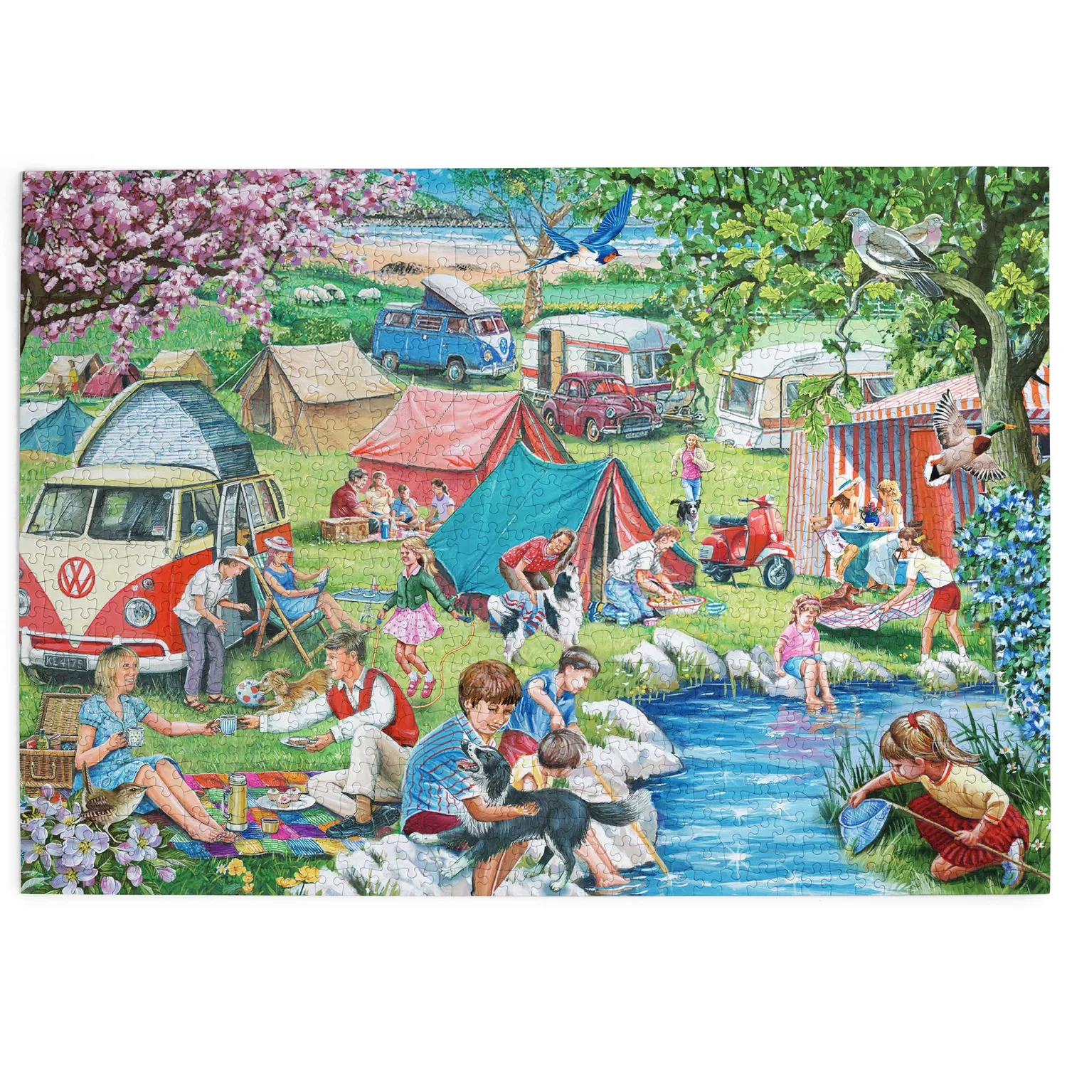 House of Puzzle Pitch Perfect puslespil 1000 camping