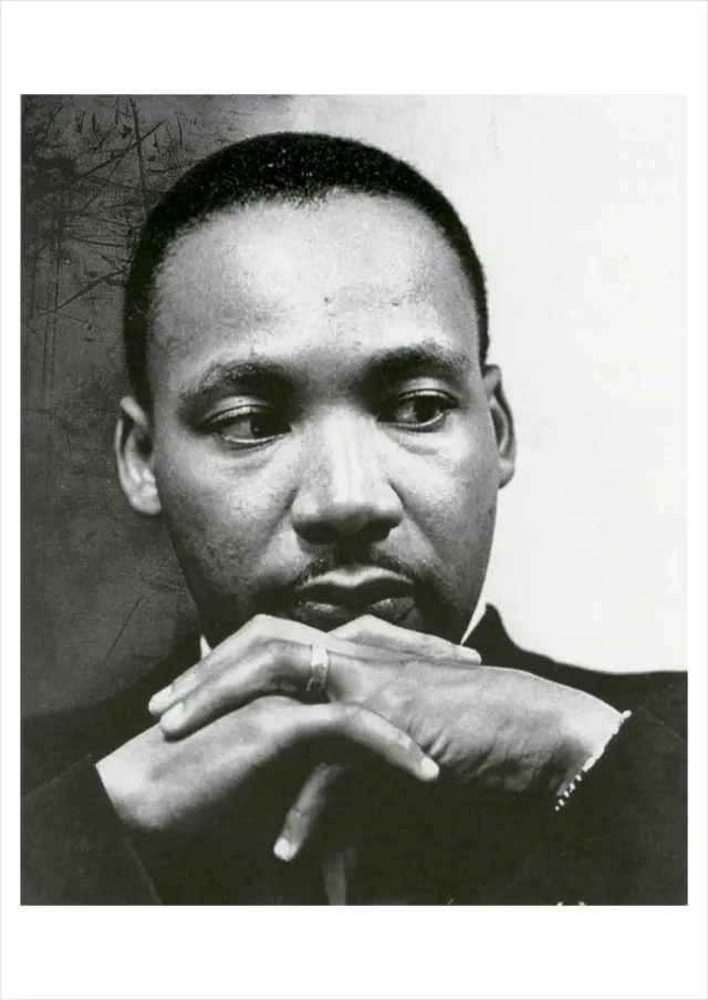 Pomegranate Martin Luther King Jr. postkort historie