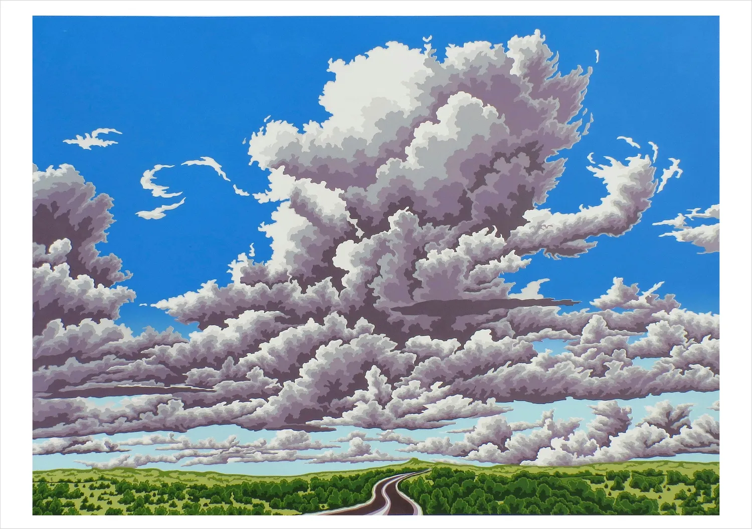 Pomegranate Harmston Clouds kortæske 20 stk landskab