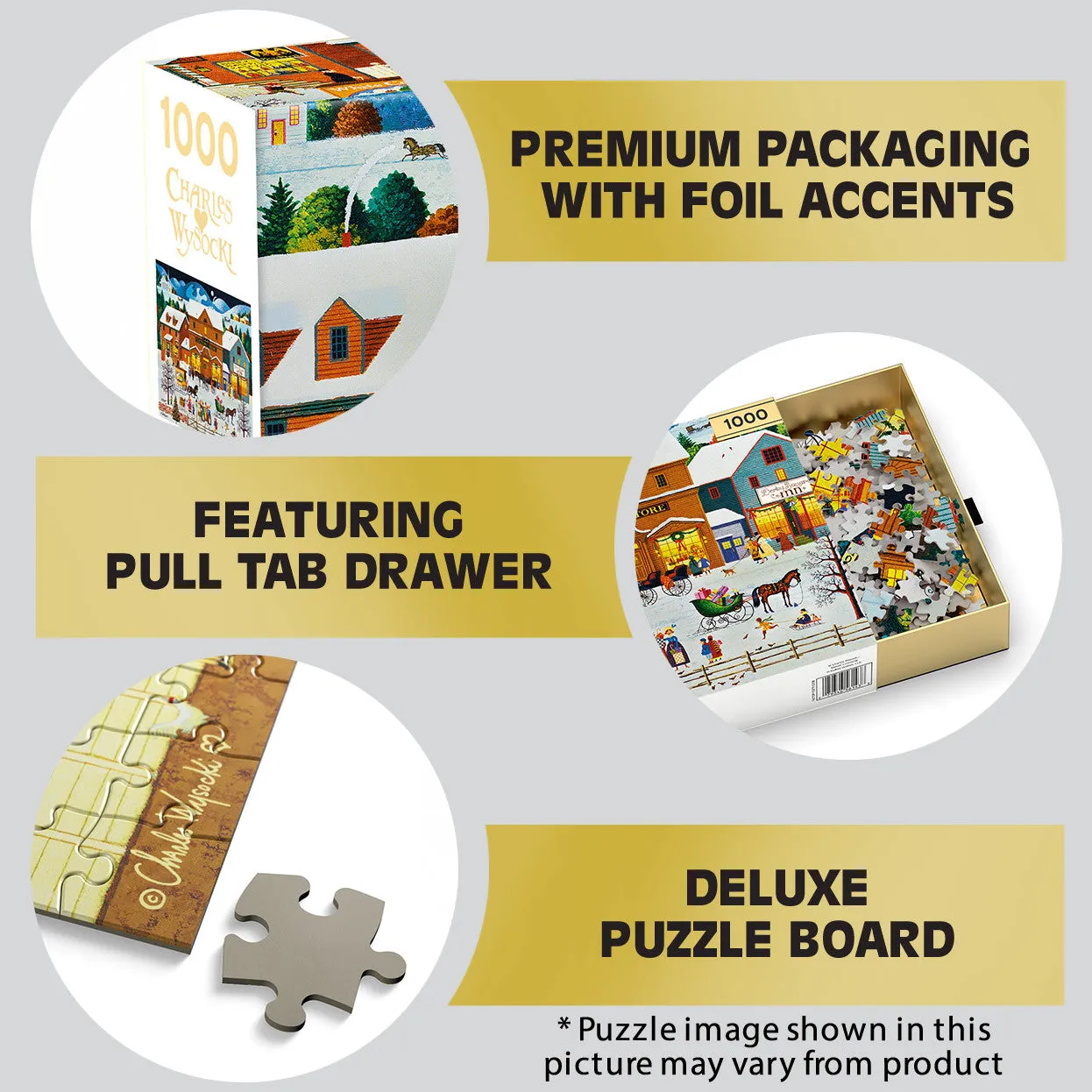 Buffalo Games Gold Cauldwell's Country Store puslespil 1000 brikker vinter
