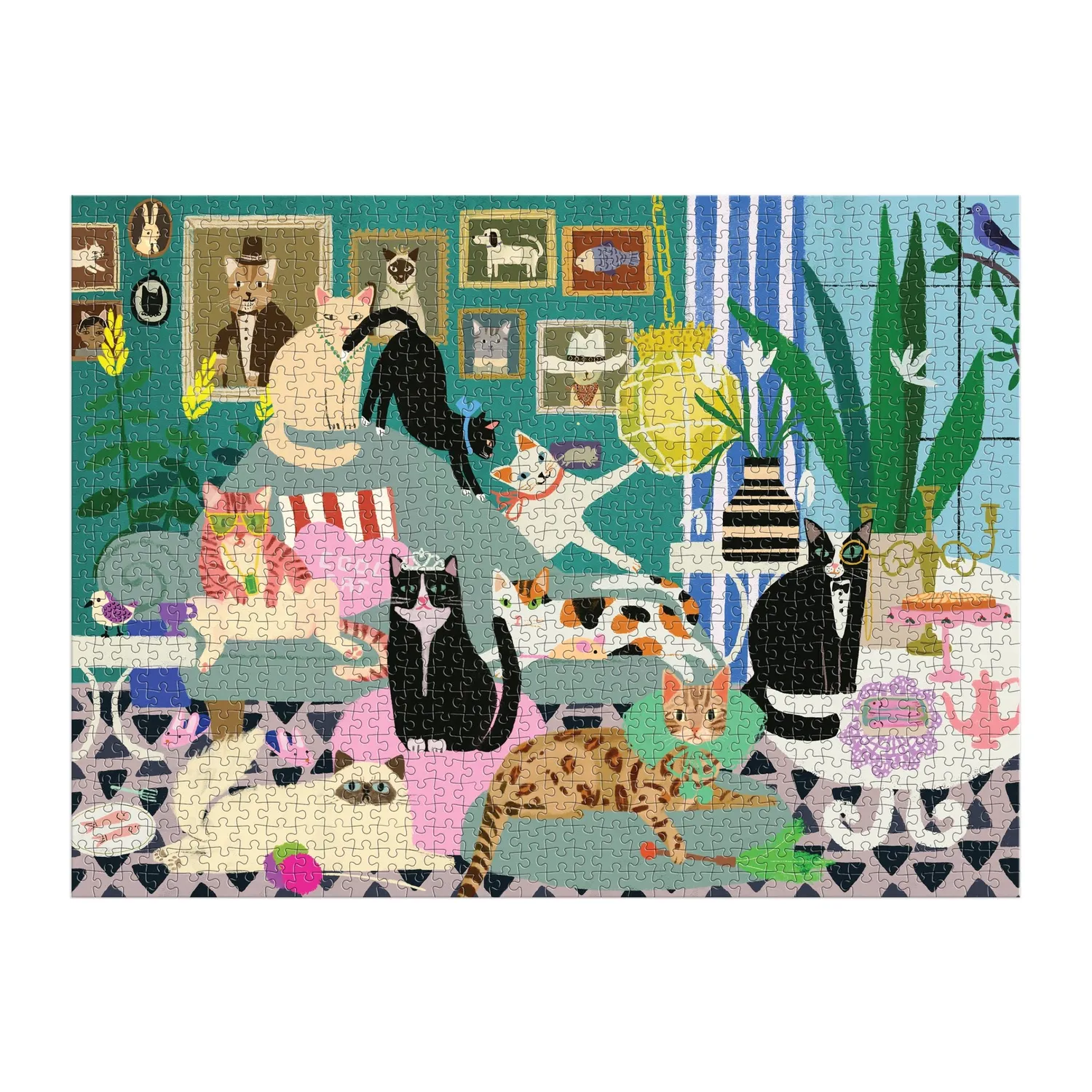 Good Puzzle Co. Glamour Cats 1000 puslespil katte