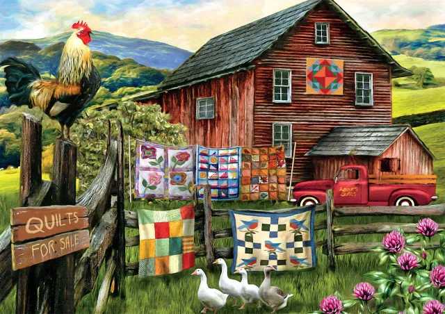 Buffalo Games Country Life A Little Bit of Heaven puslespil 500 brikker land