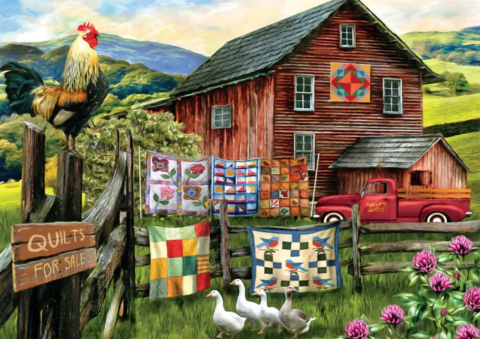 Buffalo Games Country Life A Little Bit of Heaven puslespil 500 brikker land