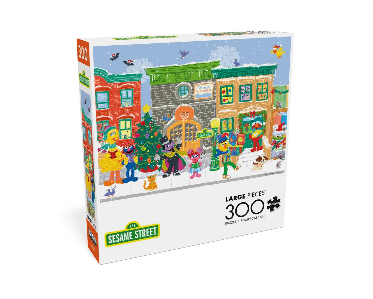 Buffalo Games Sesame Street Carolers on Sesame Street puslespil 300 jule