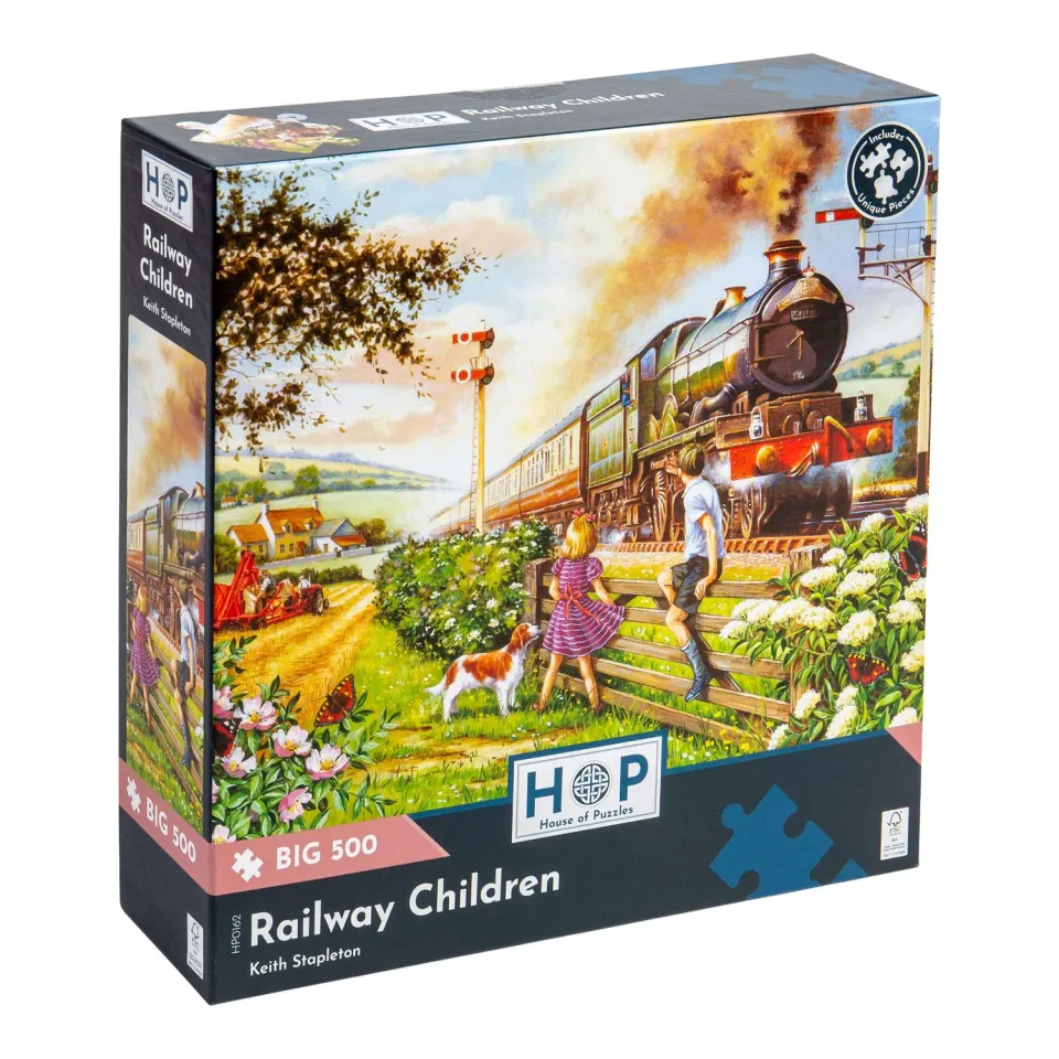 House of Puzzle Railway Children BIG 500 puslespil 500 brikker